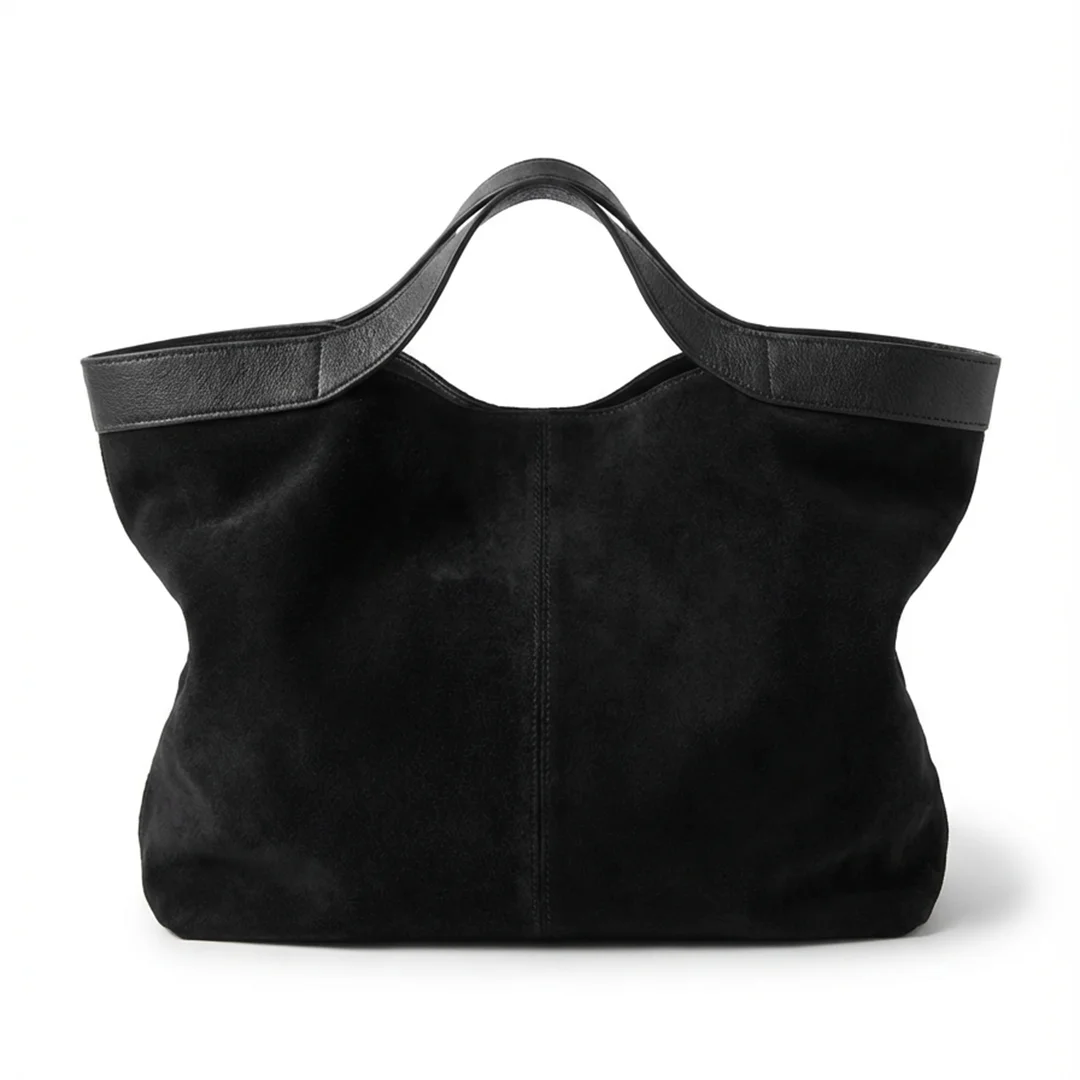 Women's Suede Handbags Leopard Leather Tote Bags