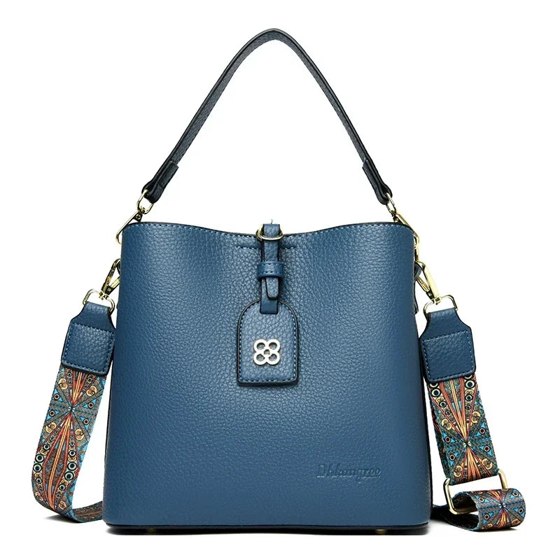 Luxury Designer High Quality Leather Women's Handbag Purses Multifunctional Sac