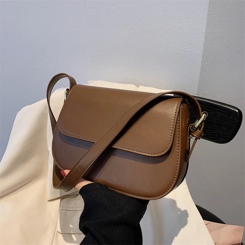 Trendy Fashionable Style Female Bag One Shoulder Crossbody Bag Retro Small Bag
