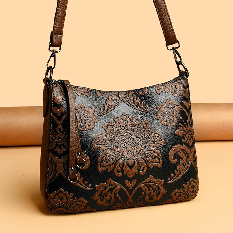 Top Quality Luxury Shoulder Women Bags Designer Embossing Leather Shoulder Bag
