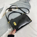 Classic Design Collection Luxury Lacquered Leather Box Handbag