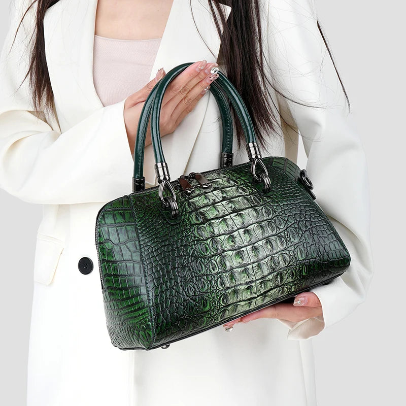 Luxury Designer Handbag Shoulder Bag Crocodile Patterned Handbag High-quality