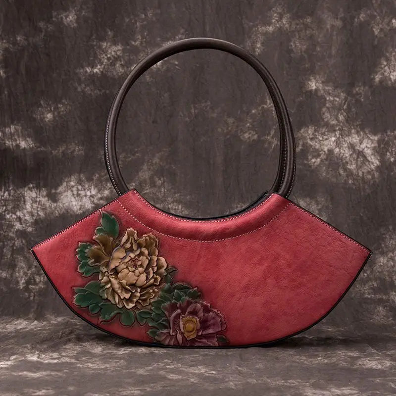 Retro genuine leather bag single-shoulder crossbody bags versatile handbag