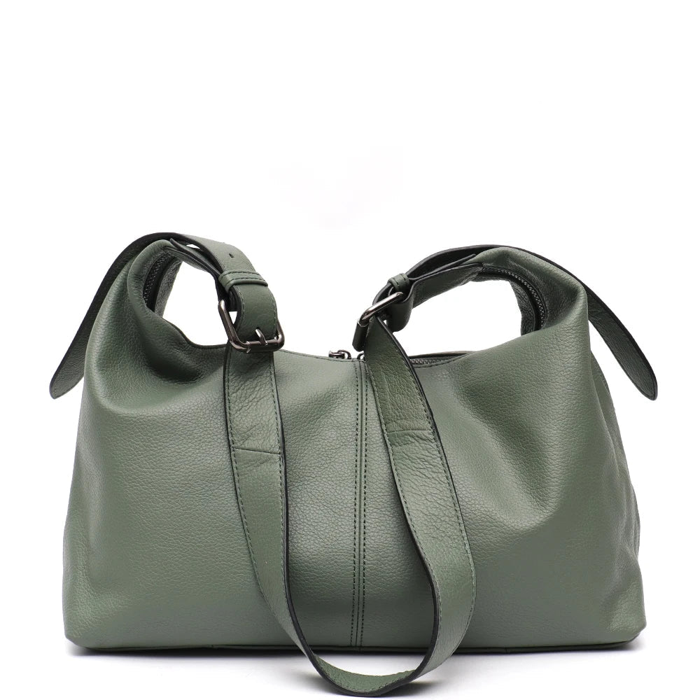 Luxury Cowhide Crossbody Bag Large Casual Shoulder Purse