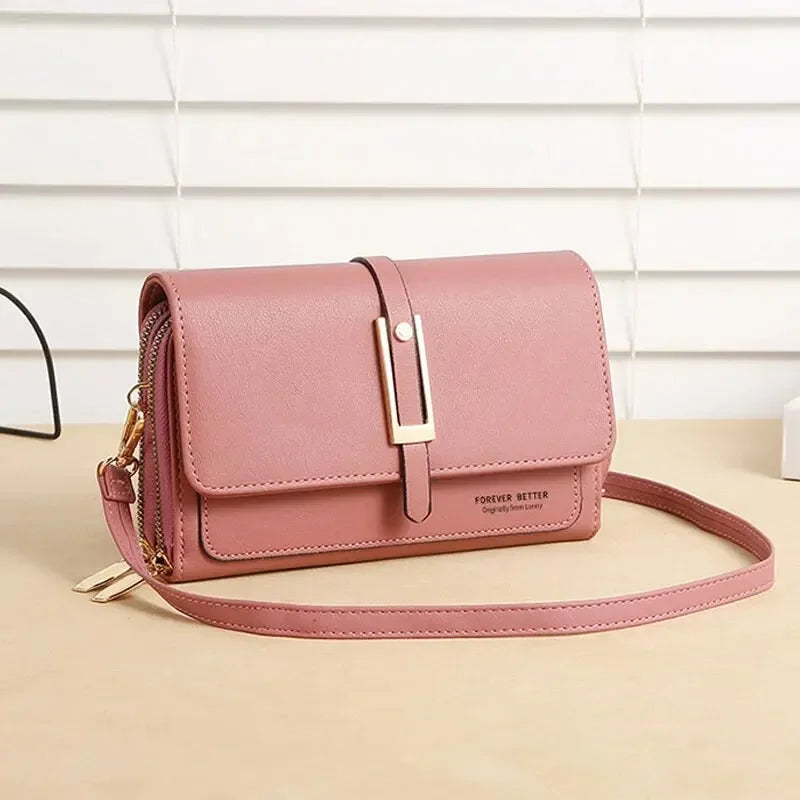PU Women's Mobile Phone Bag Fashionable Multifunctional Women's Bag Trendy
