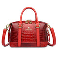 Luxury Designer Crocodile Stripe Fashion Tote Women High Quality Crossbody Bag