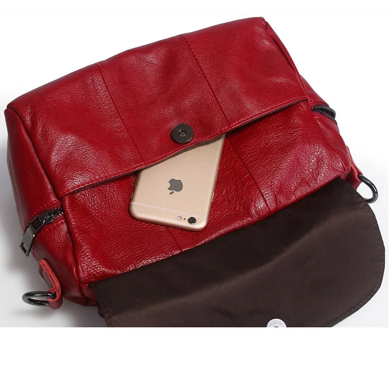 Natural Leather Handbags High Quality Shoulder Crossbody Bag