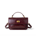 Genuine Leather Shoulder Bag Fashionable Versatile Design