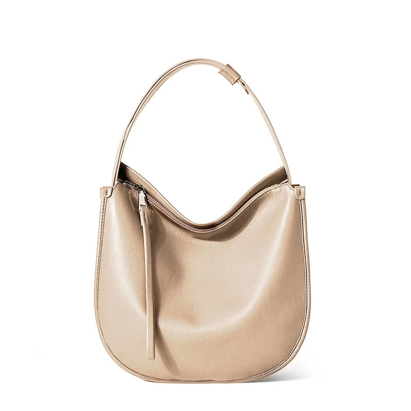 Simple Fashion Design Messenger Bag Genuine Leather