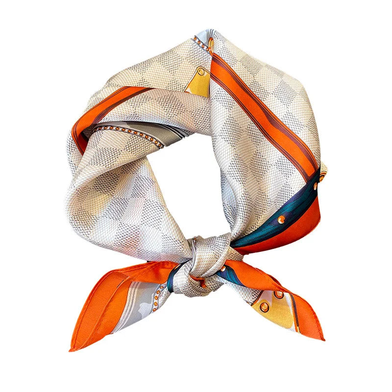 Women 100% Mulberry Real Silk Scarf 53cm