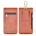 Universal Artificial Leather Mobile Phone Belt Bag