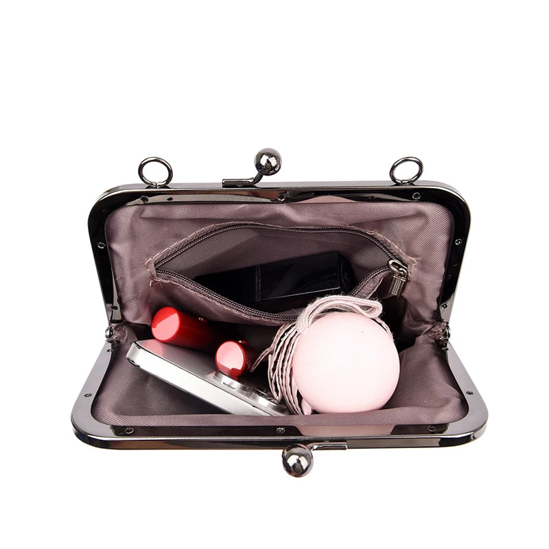 Vintage Handbag Women Shoulder Bag Luxurious Design Round Bag High-quality