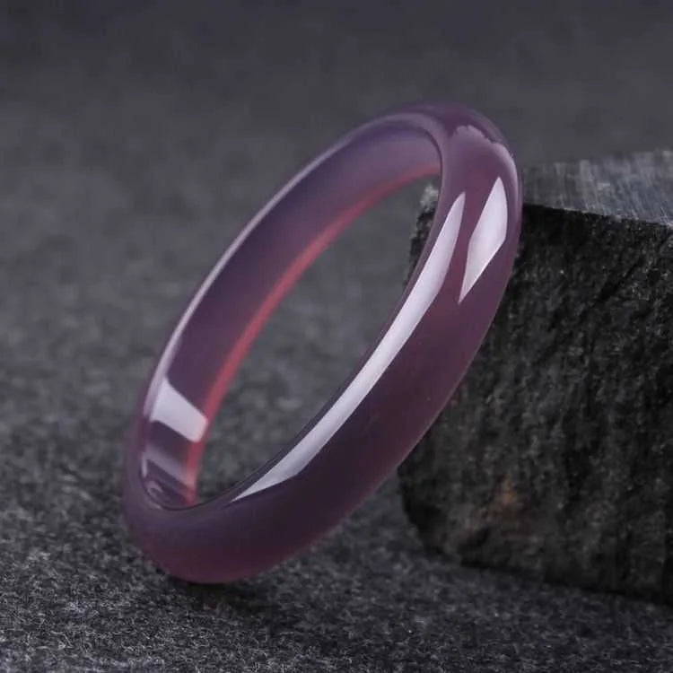 Thin Agate Chalcedony Bracelet Jewelry