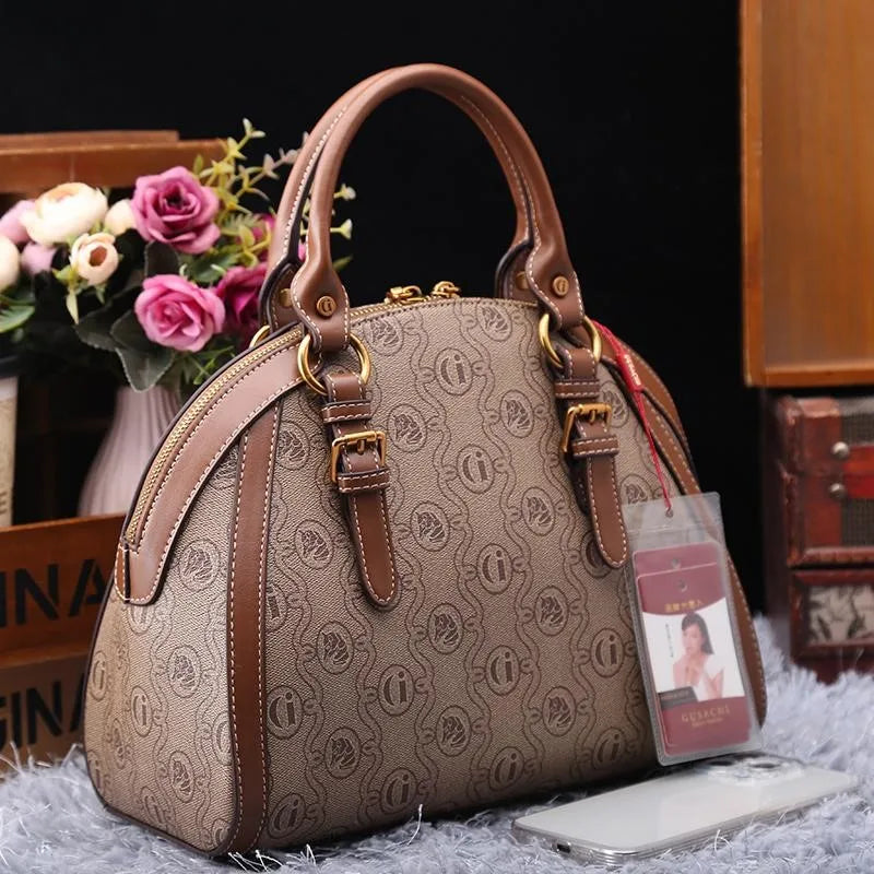 Women's handbag light luxury large capacity retro high-end design crossbody bag