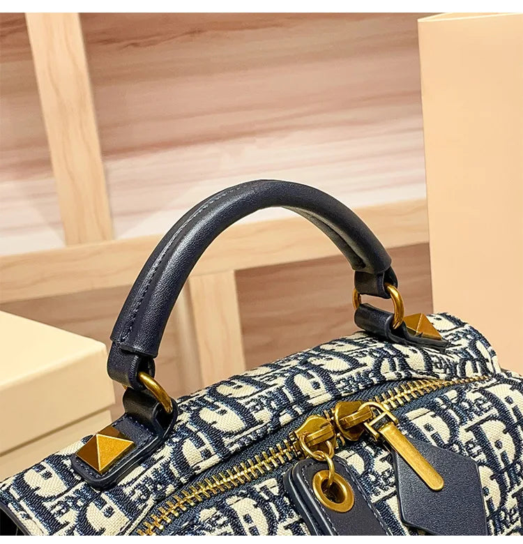 Elegant Chic Retro High-End Leather Crossbody Handbag