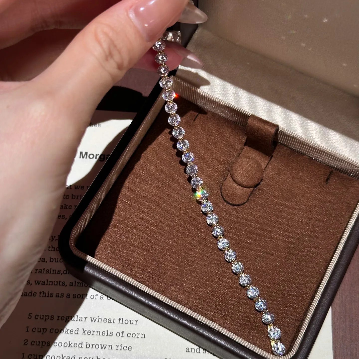 100% 925 Silver Stylish Zircon Fashion Bracelet Jewelry