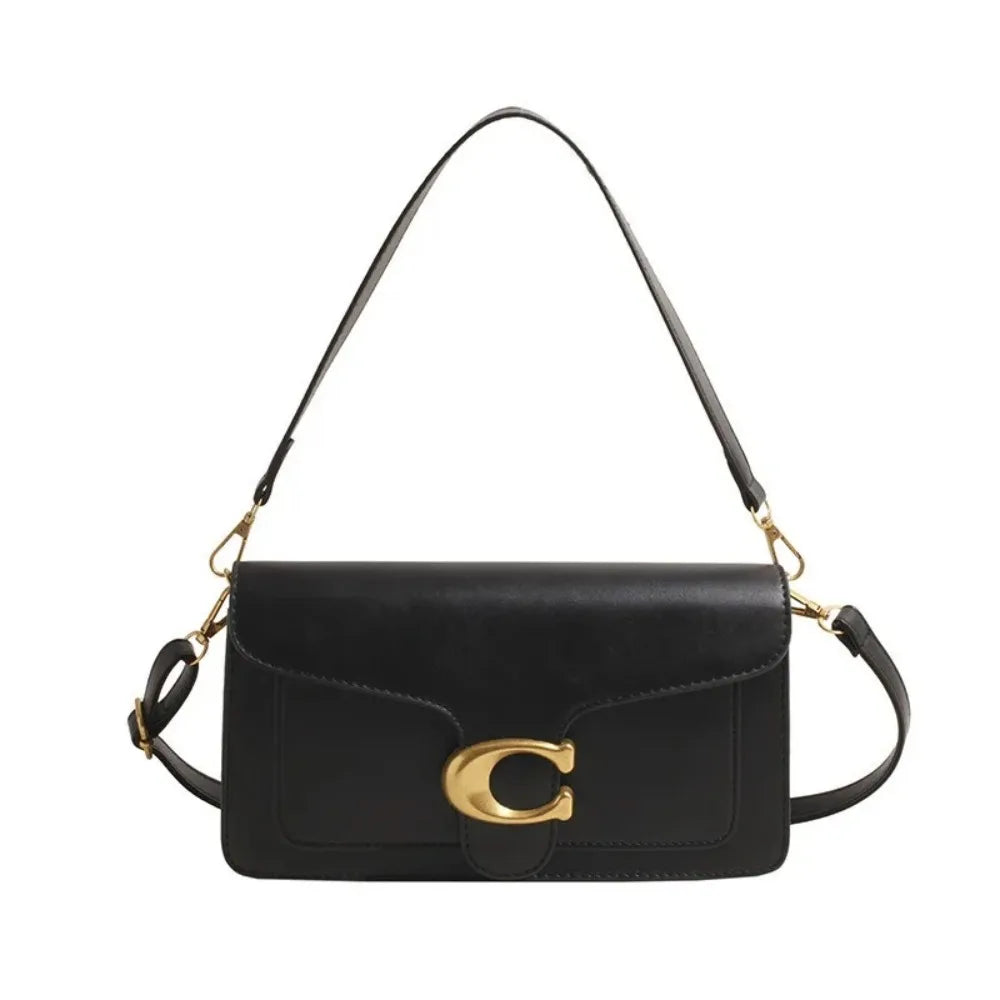 Premium Texture Versatile Multi-Compartment Shoulder Bag