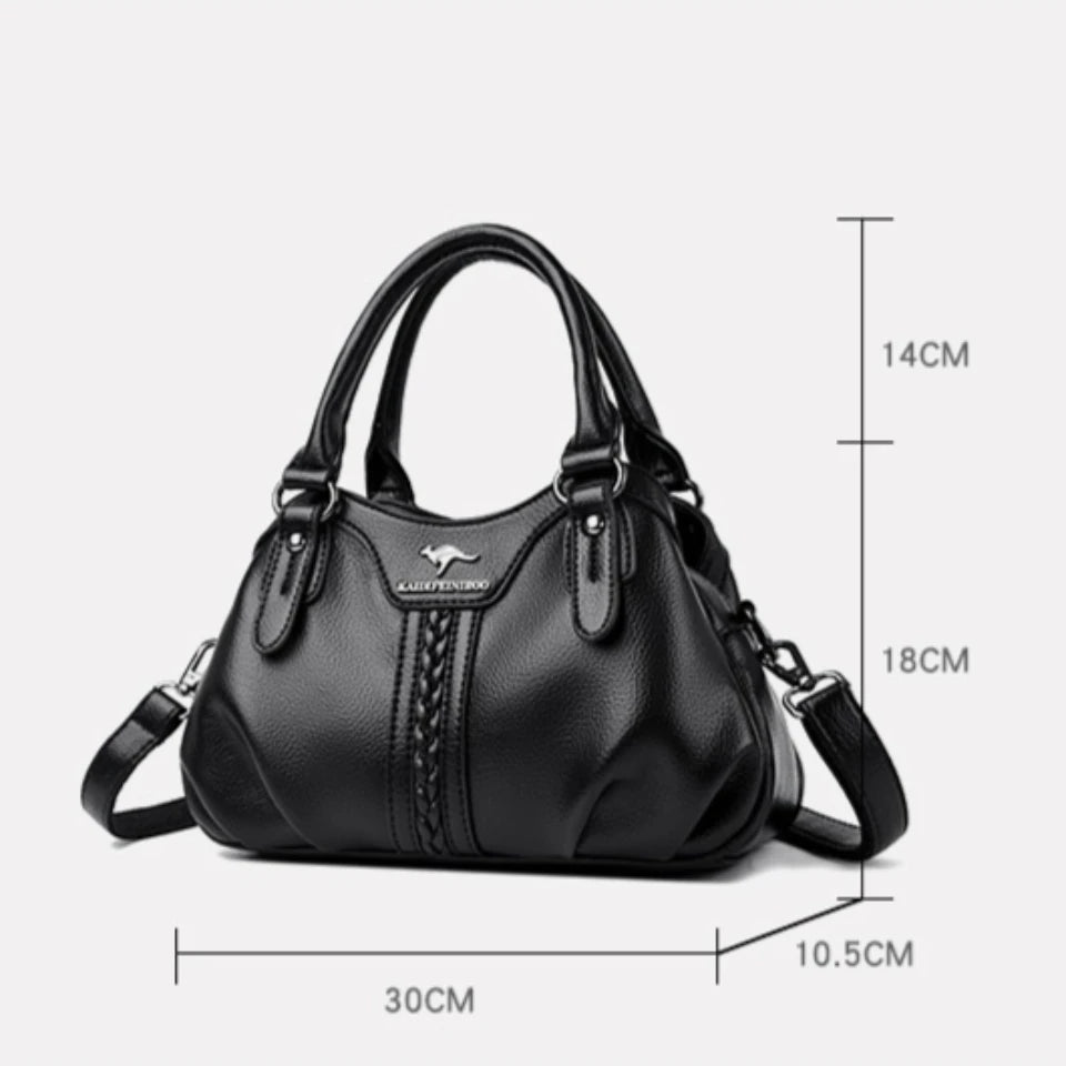 Genuine Brand Top Quality Handbags 3 Layers Luxury Small Casual Tote Bag