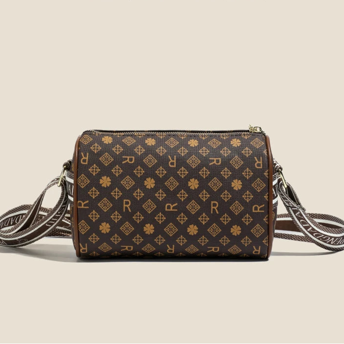 Alphabet Print Shoulder Bag Fashion Retro Pillow Bag High-End Crossbody Bag Trendy