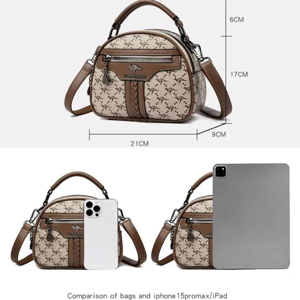 Genuine Brnad Top Quality Leather Small Tote Shoulder Bags Women Messenger Bag