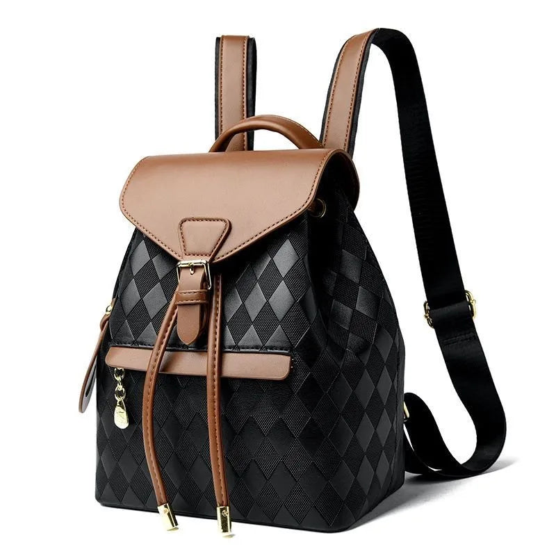 Women Backpack Soft Pu Leather Casual Multifunctional