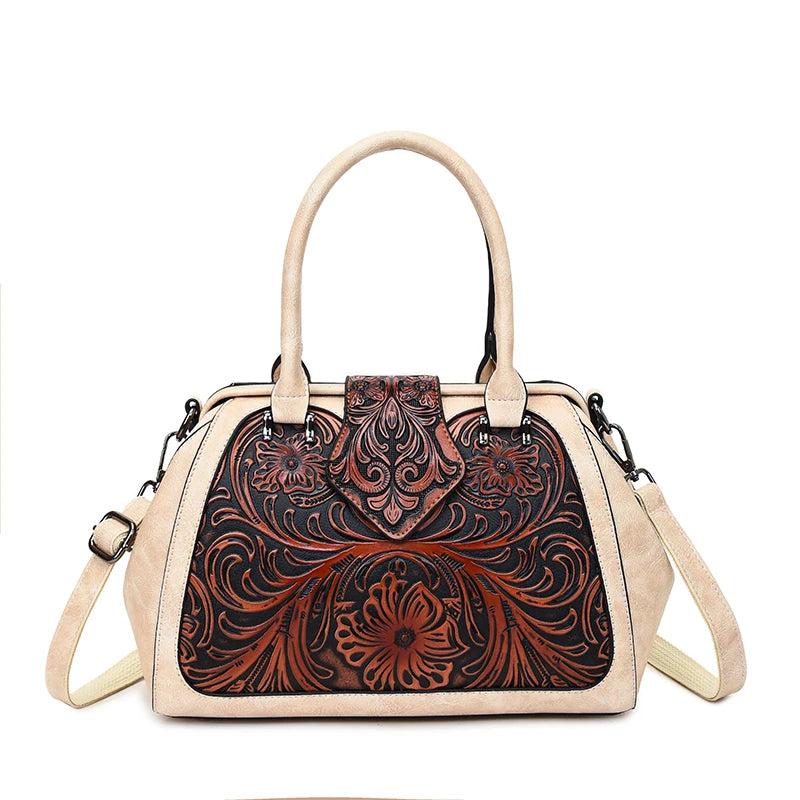 High Quality Retro Handbag Women Shoulder Bag Luxurious Design