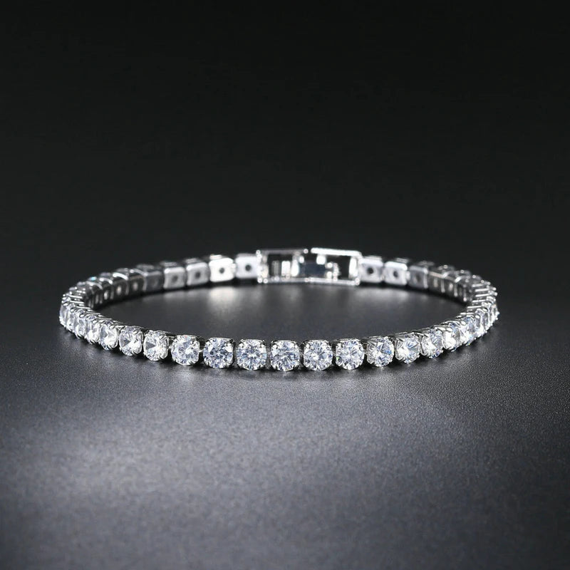 Certified 3MM 0.1ct Full Moissanite 14K Gold Filled Bracelets