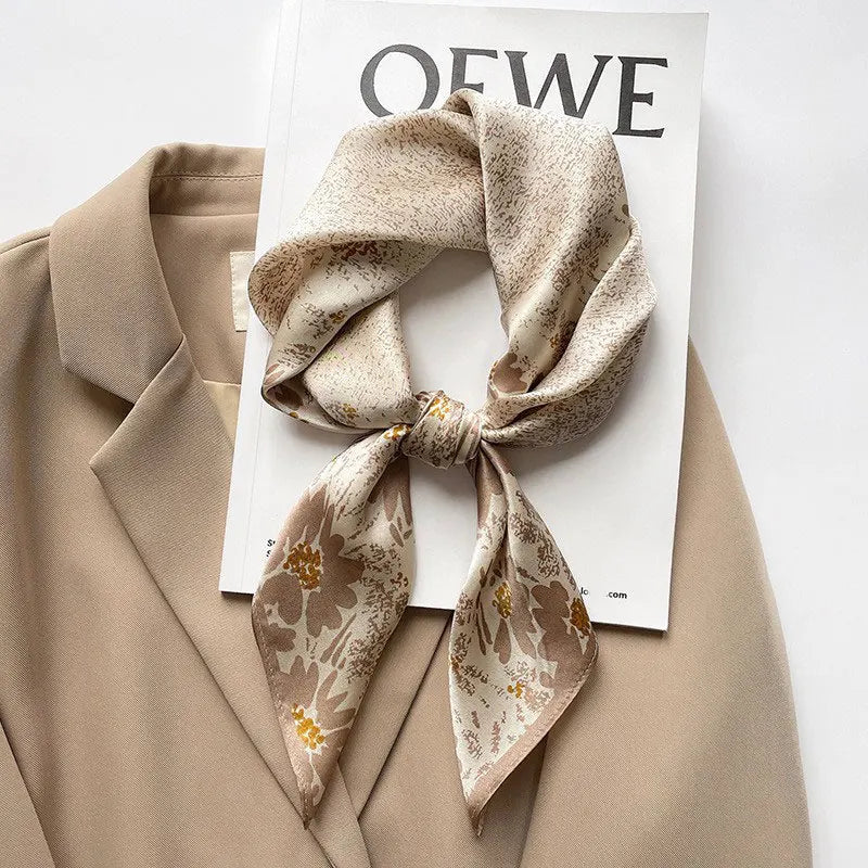 100% Silk Scarf Elegant Luxury High Quality Fashion