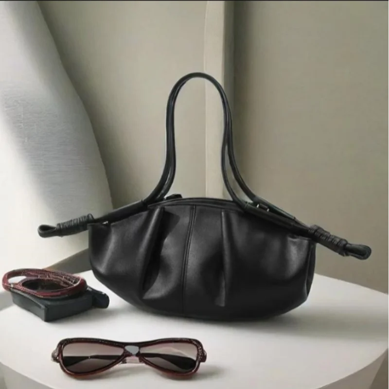 Women's Handbag High-end Design Pleated Cloud Shoulder Crossbody Bag