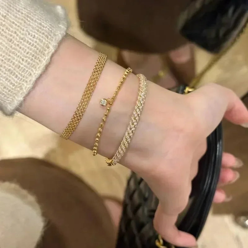 Luxury high quality dazzling shiny spiral bangles full CZ diamond silver 925 bracelet jewelry