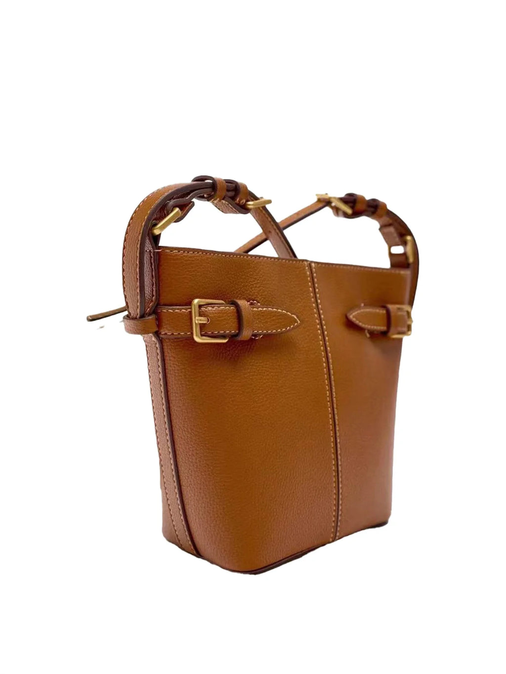 Fashion needle buckle bag webbing single shoulder crossbody bucket bag