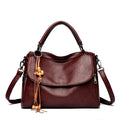 Soft PU leather women's handbag large-capacity shoulder bag