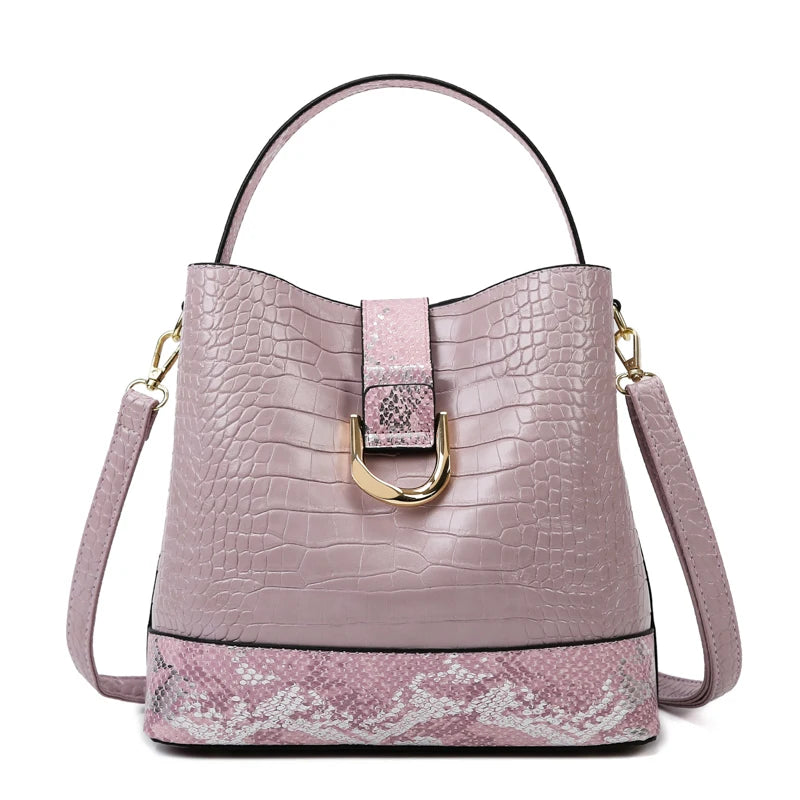 Soft Leather Bags Luxury Design High Quality Crocodile Pattern Bag