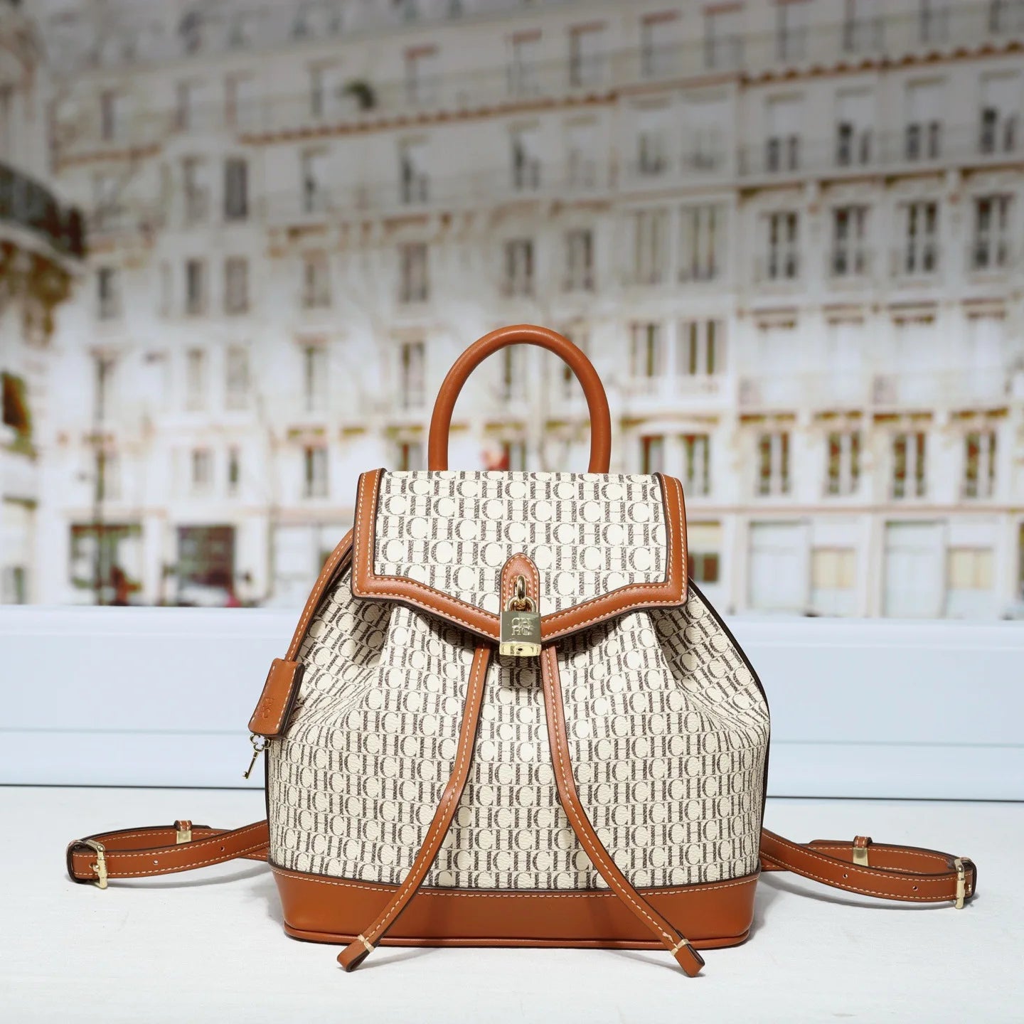 Women's Backpacks Luxury Minimalist Design with Trendy Letters
