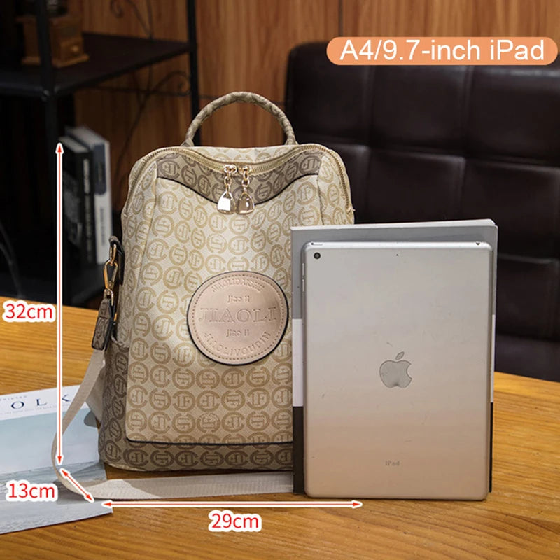 Genuine Leather Women Backpacks High Quality Large Capacity Shoulder Bag Sac