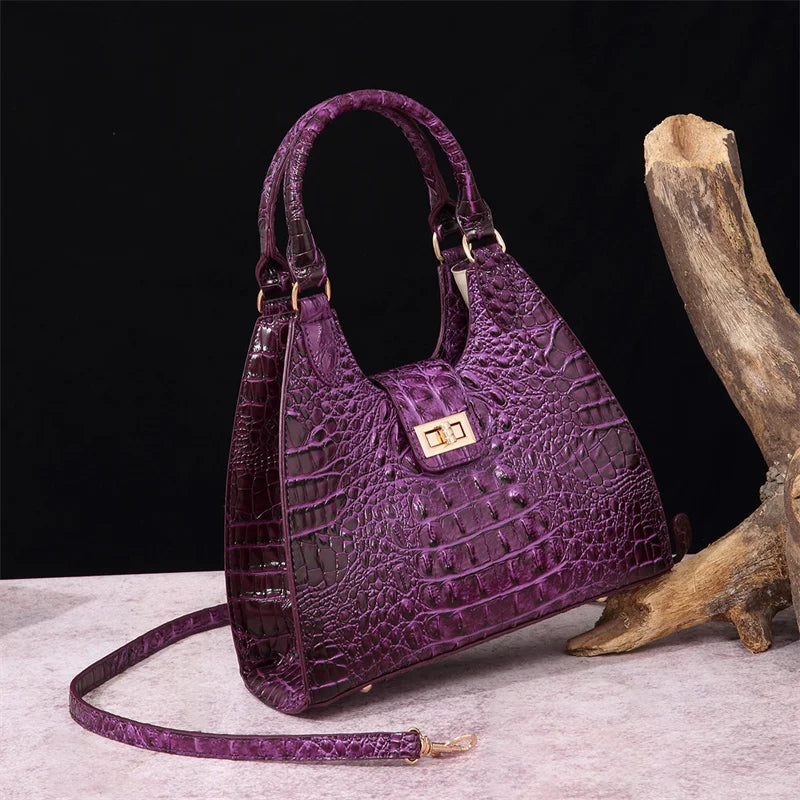 Women Vintage PU Leather Crossbody Handbag Fashion Design Shoulder Messenger Bag
