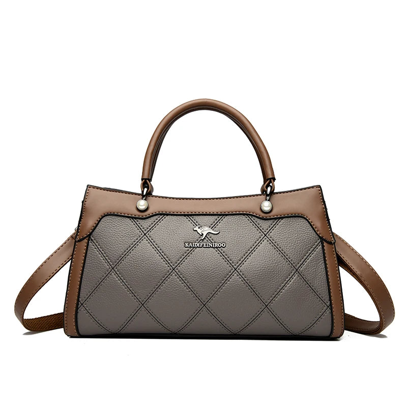 Top Quality Leather Hand Shoulder Bag for Women Luxury Handbag
