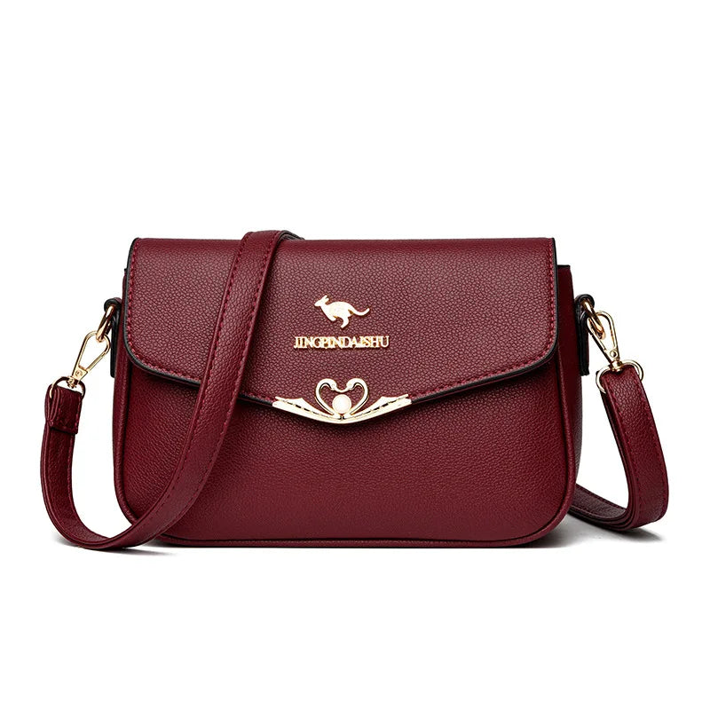 Fashionable Shoulder Bag Trendy PU Material Small Square Crossbody Bag