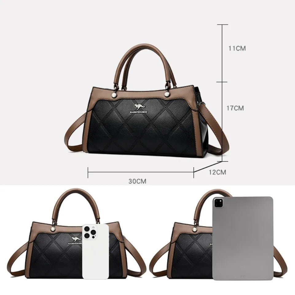 Top Quality Leather Hand Shoulder Bag for Women Luxury Handbag