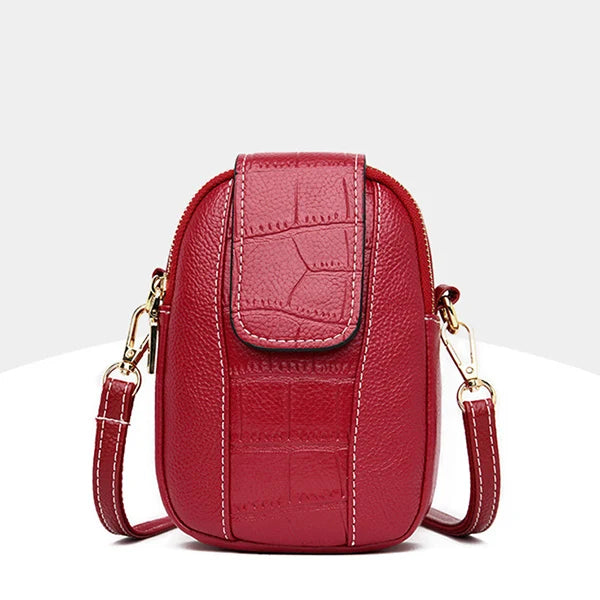 PU Leather Crossbody Messenger Bags Flap Vintage Small Shoulder Phone Purse