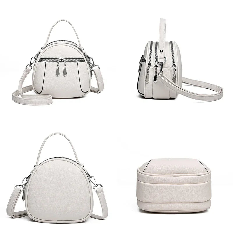 Women's Shoulder Bag High Quality Soft Leather Handbag Fashionable Crossbody Bag