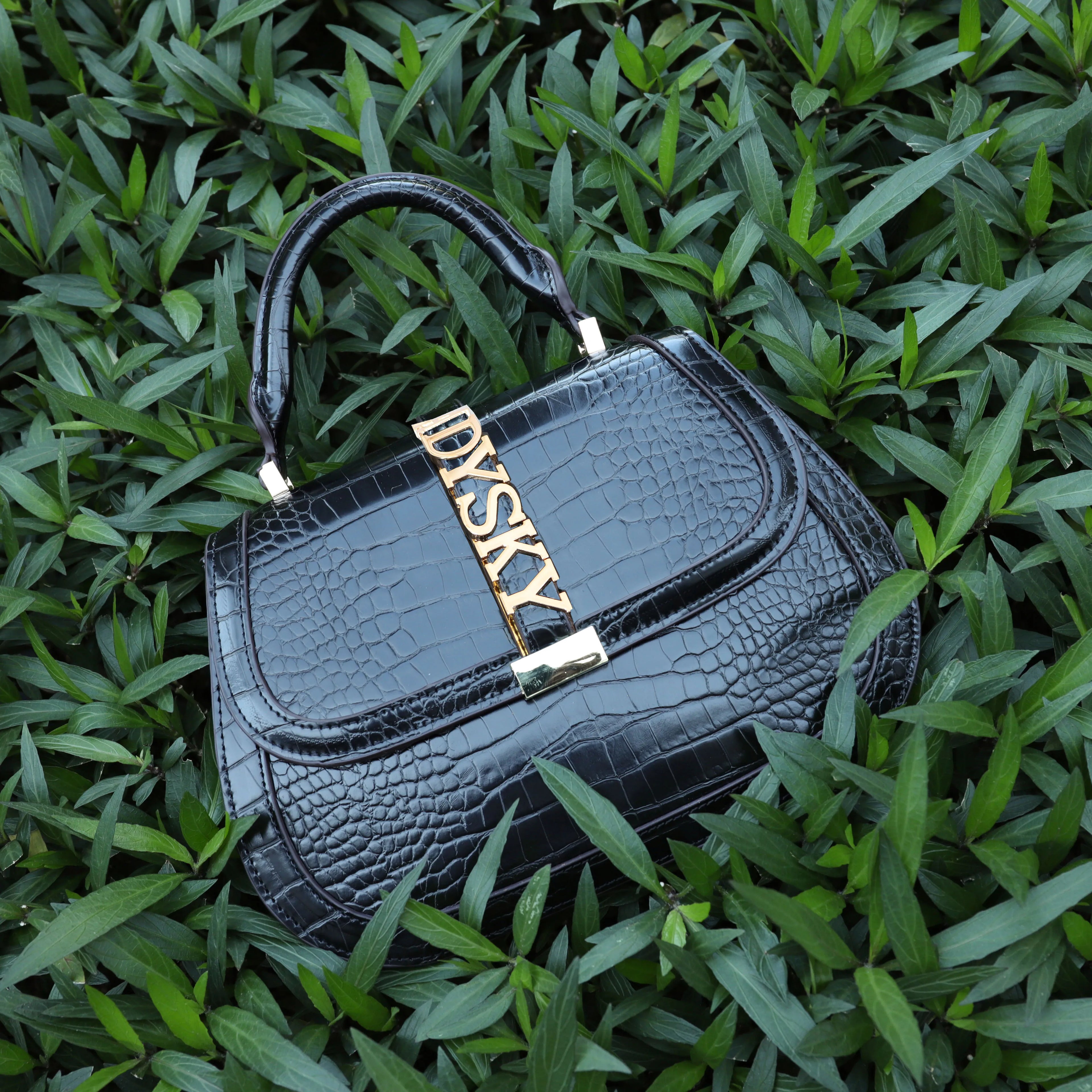 Ladies Fashion Quality Crocodile Pattern Shoulder Handbag