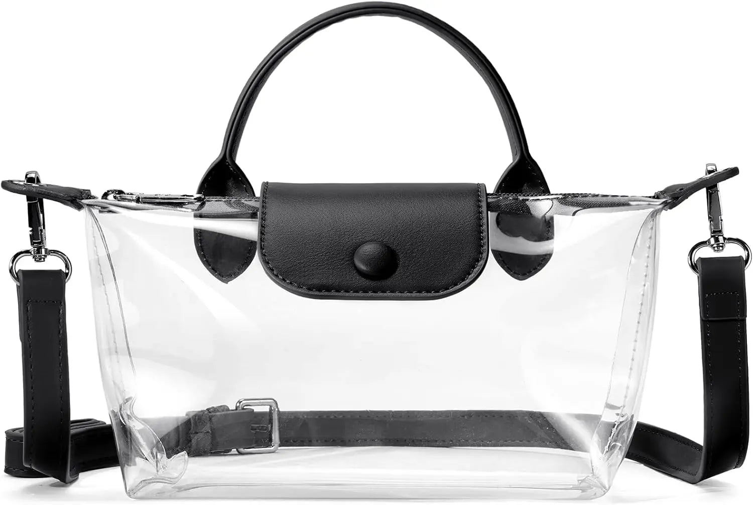 Clear Bag Small Crossbody Purse Handbags for Concerts Sports Stadium Events