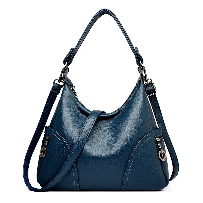 Luxury Design  High Quality Women's Soft Leather Shoulder Bags Crossbody Bag