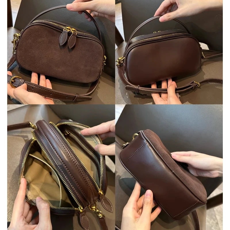 Genuine Leather Shoulder Bag Ladies High Quality Leather Handbag Luxury Design