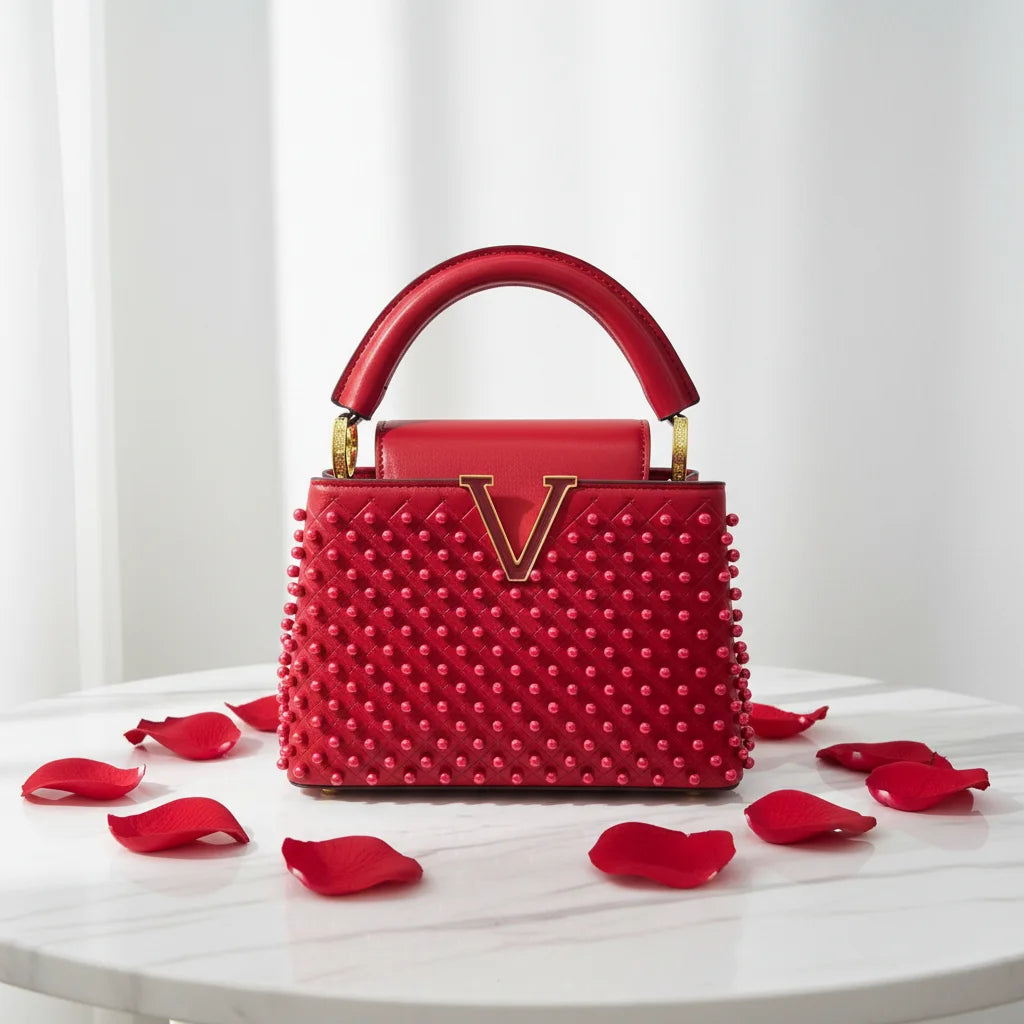 Fashionable Pearl Design Quality Luxury Shoulder Handbag