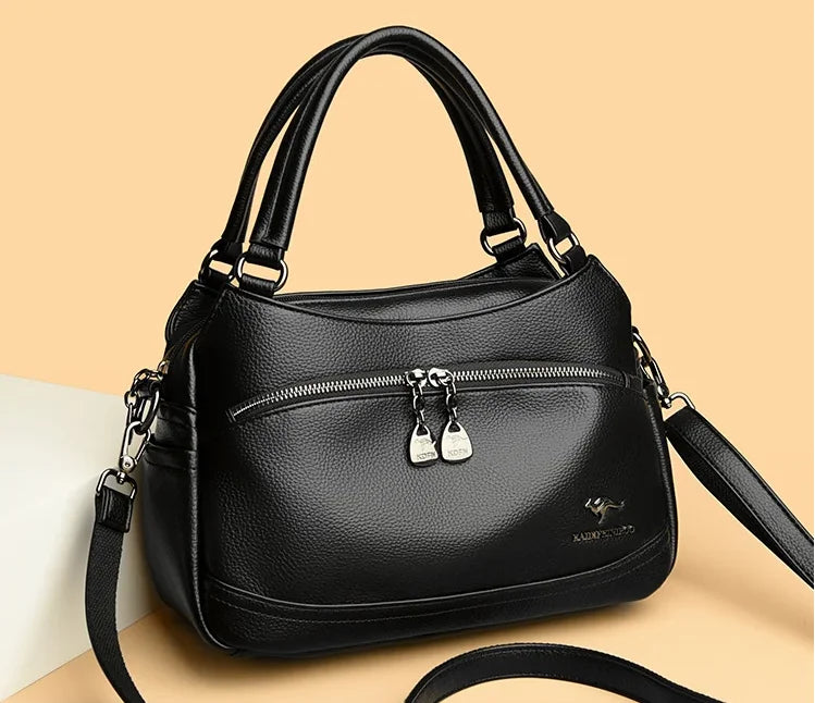 Women's Handbags Trendy Design Leather Shoulder Bags Luxury Style Large Capacity Sac