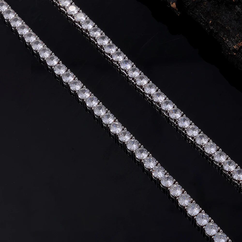 Stylish Bling Cubic Zirconia Tennis Bracelet 3/4/5MM