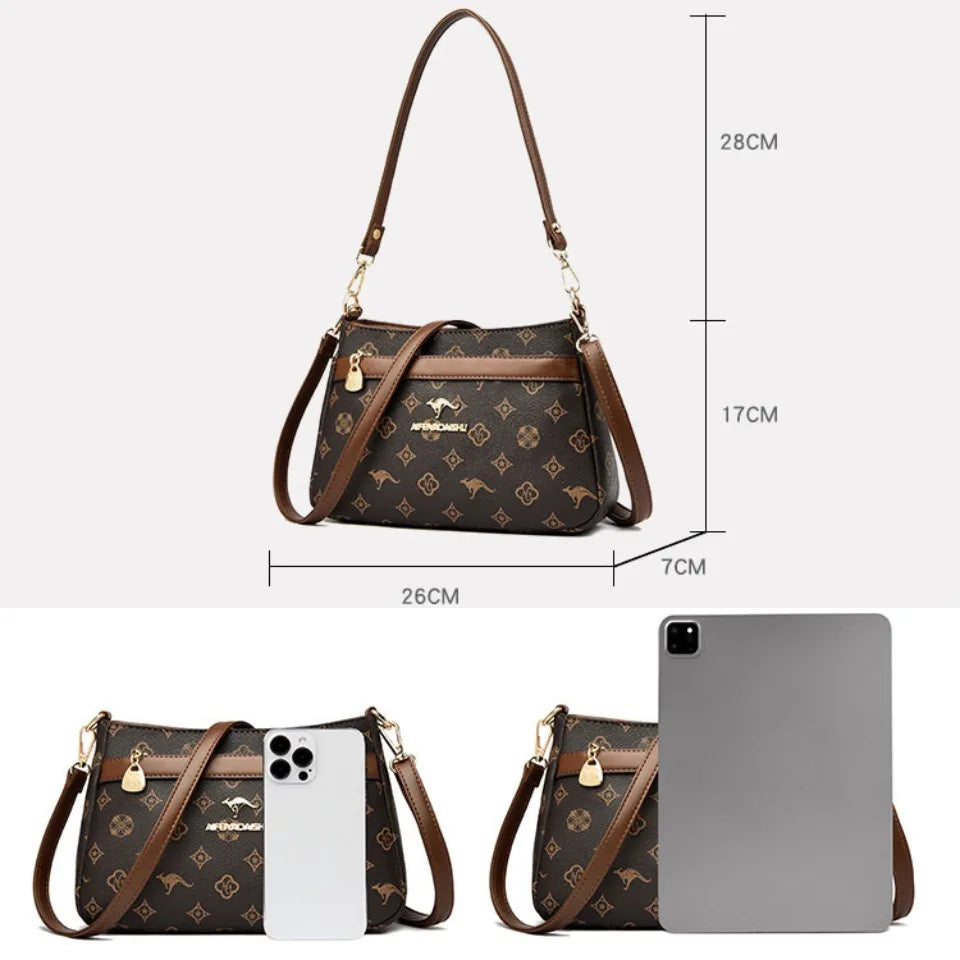 Genuine Quality Soft Pu Leather Shoulder Crossbody Bag Luxury Handbags