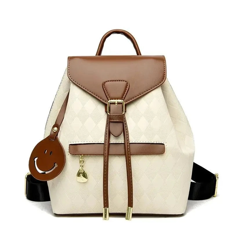 Women Backpack Soft Pu Leather Casual Multifunctional